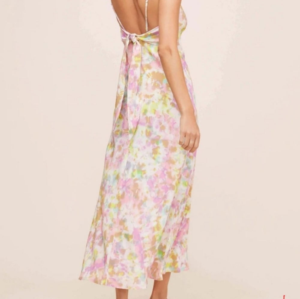 Astr the label charisma tye dye midi dress